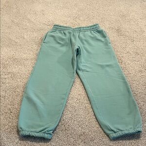 Athleta Girl size 8-10 aqua sweater pants